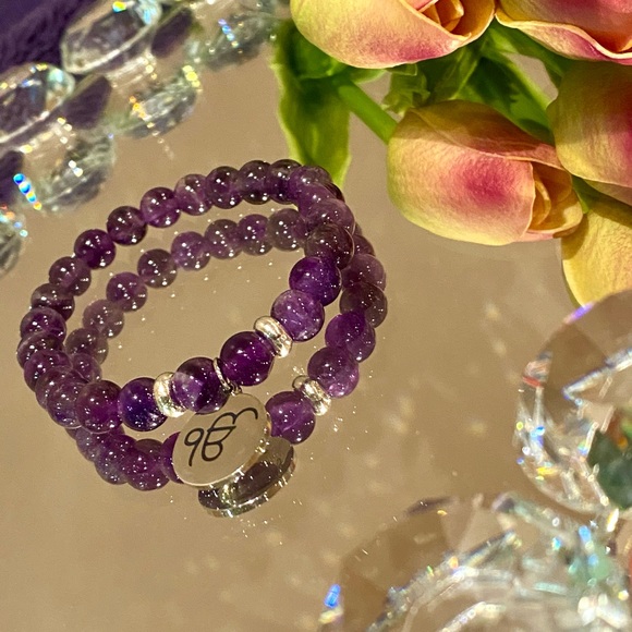 Ek Onkar Amethyst Bracelet - Picture 1 of 5
